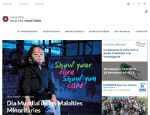 Tablet Screenshot of malaltiesminoritaries.org